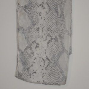 Snakeskin print scarf